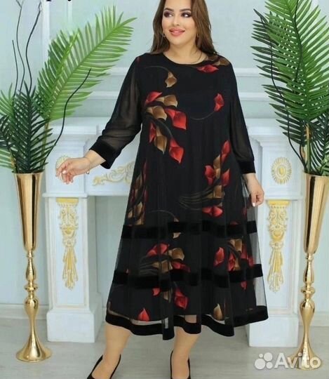 Платье 56р до 60р