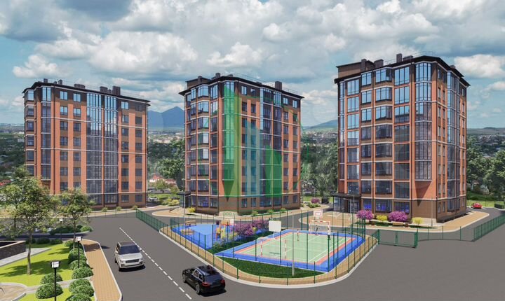 2-к. квартира, 66,5 м², 7/8 эт.