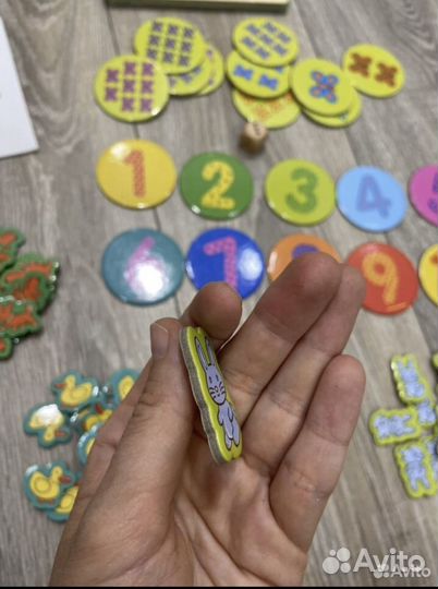 Настольные игры на изучение счета и цифр Gjeco