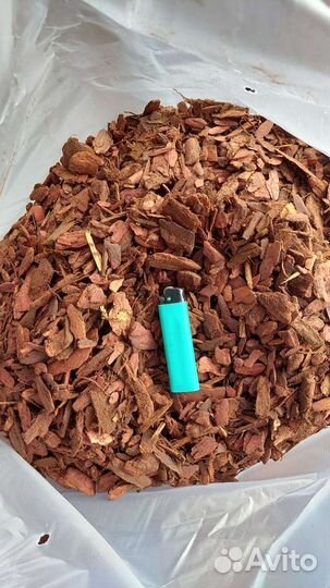 Кора, щепа декоративная- мульча