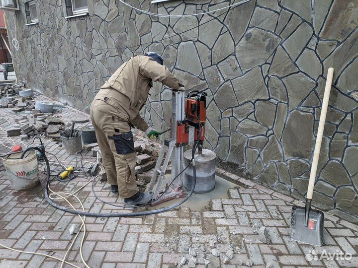 Алмазное бурение Сверление Отверстий