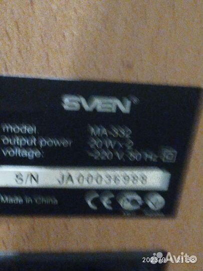 Колонки для компьютера sven