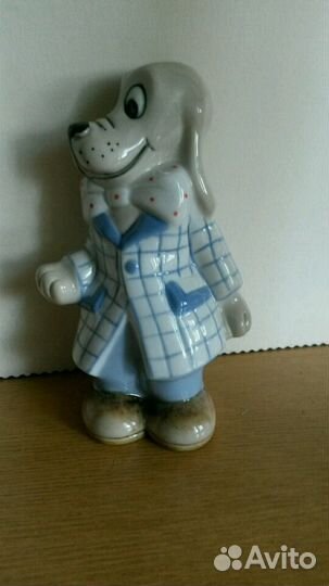 Собака фарфор. Польша. 13,5 см