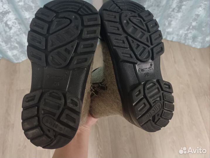 Ботинки валенки зимние детские 28р