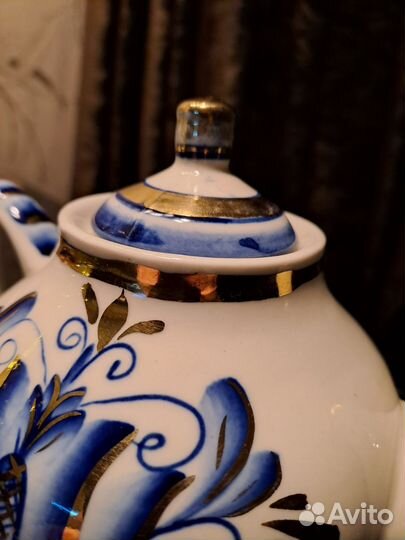 Фарфоровый чайник СССР