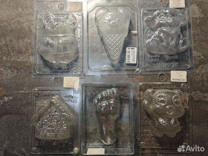 Пластиковые формы для мыла