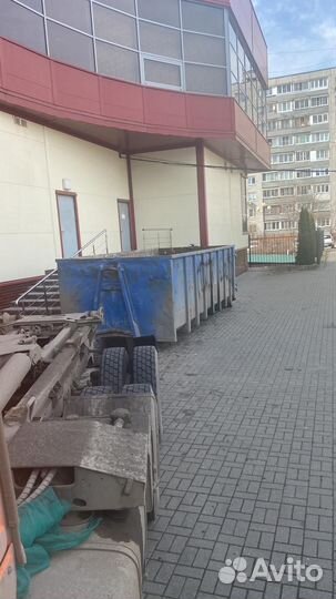 Вывоз мусора контейнерами бункера