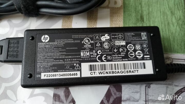 Блок Питания HP, dell, lenovo