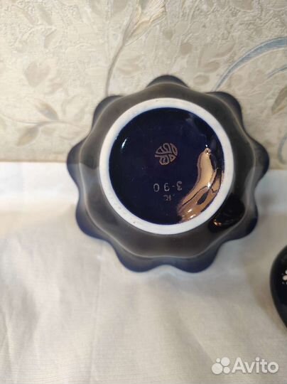 Ваза конфетница СССР Бронницы