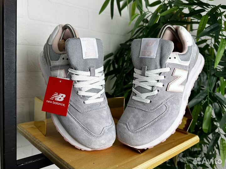 Кроссовки мужские New Balance 574 36-41 серые