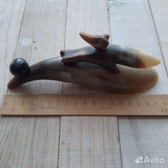 Статуэтка из рога,кости,гжель,фарфор,декор