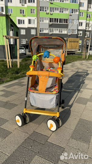 Коляска прогулочная + музыкальная игрушка