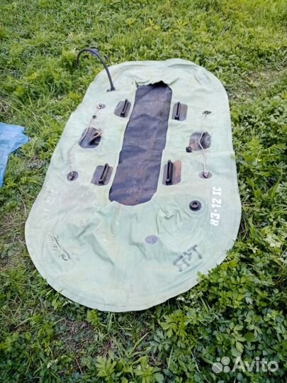 Лодка пвх двухместная весельная