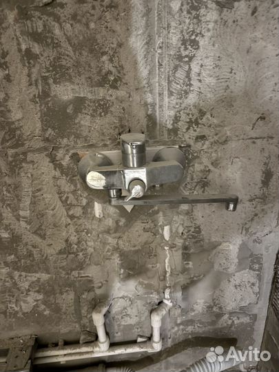 Смеситель для ванны с душем бу