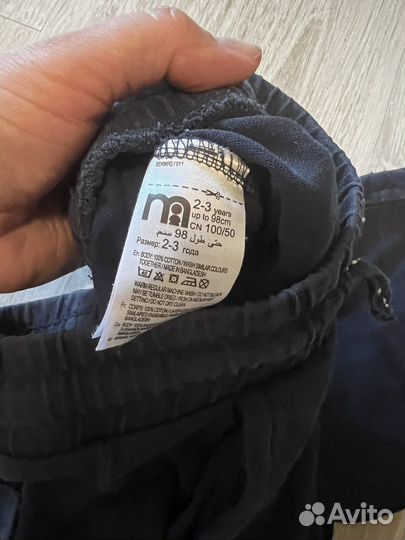 Шорты mothercare на 98, 104 см