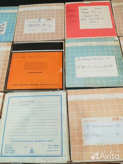 Катушки с записью