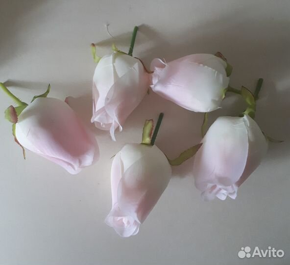 Искусственные цветы Розы Бутоны