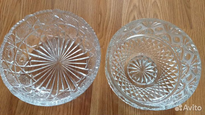 Конфетница хрусталь СССР