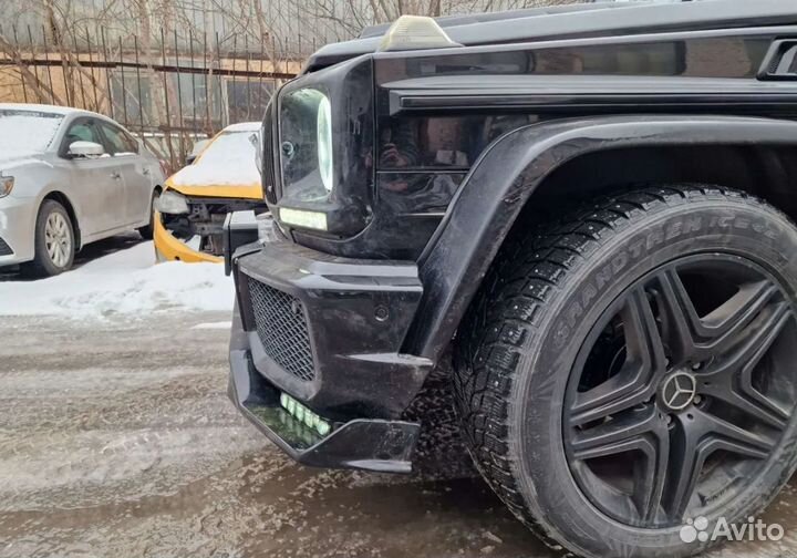 Сплиттер переднего бампера Mercedes G Class W463