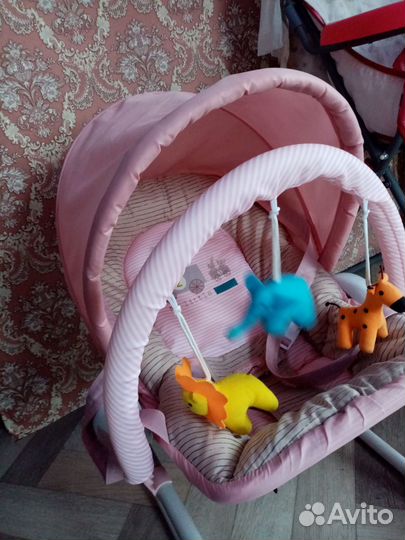 Детские качели шезлонг