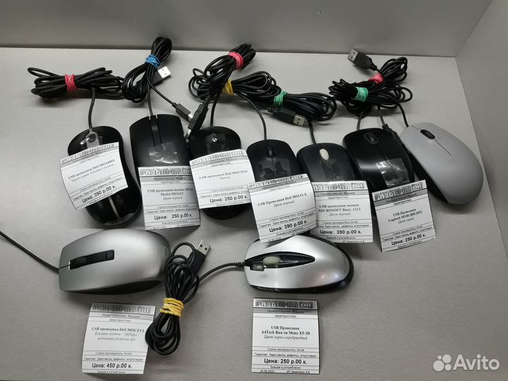 Надежные USB проводные мышки от известных брендов