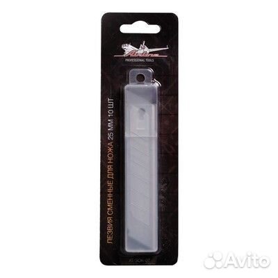 Лезвия сменные для ножа 25мм 10шт (at-sok-07)