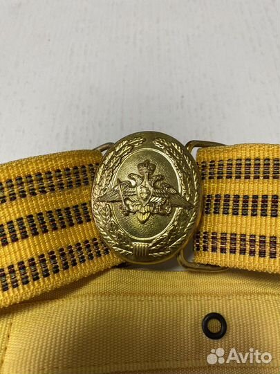 Ремень парадный офицерский желтый вс РФ