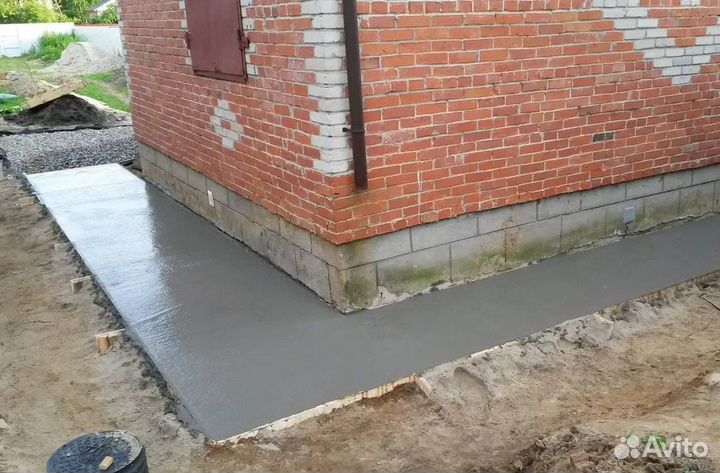 Заливка бетона