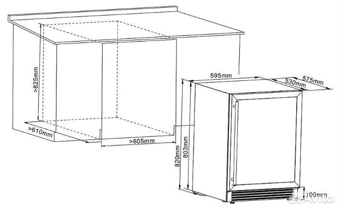 Встраиваемый винный шкаф cellar private CP043-2T