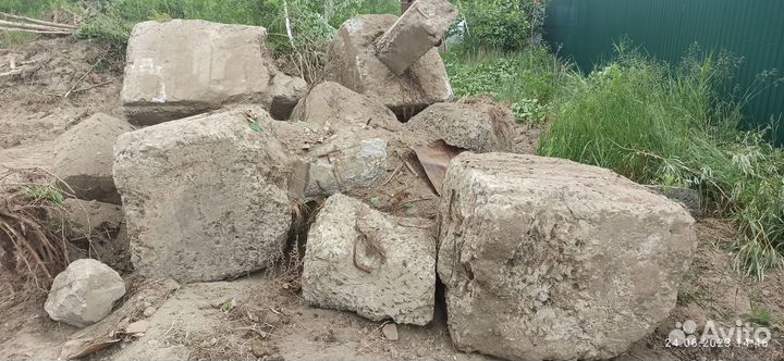 Бетонные блоки бу