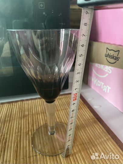 Абор бокалов марганцевый хрусталь 17 см