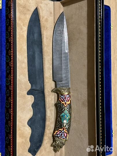 Нож дамасская сталь
