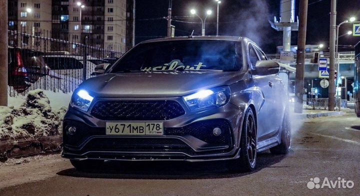 Обвес на весту “Quasar” в цвет(Lada Vesta)