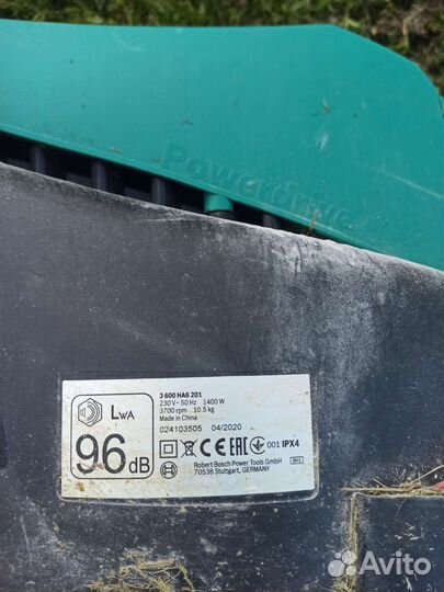 Газонокосилка электрическая bosch arm37 1400 Ватт