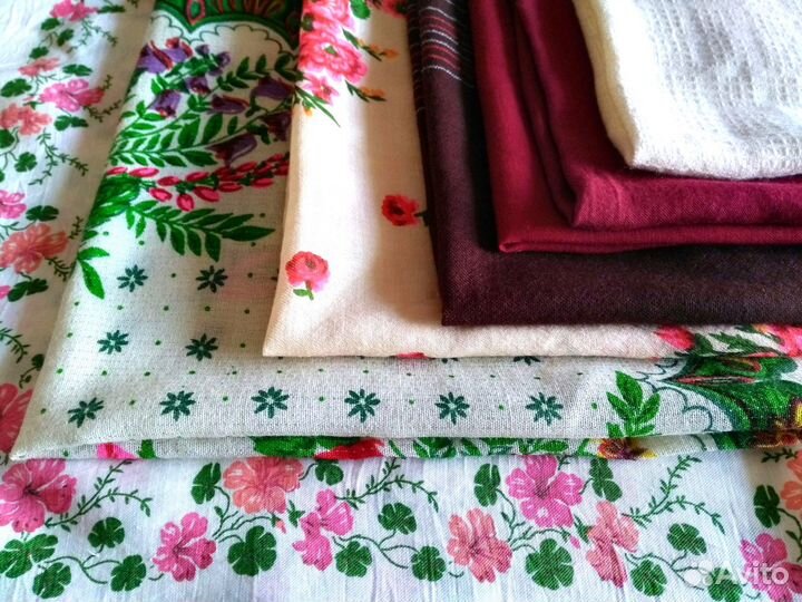 Платки СССР, шерсть, люрекс