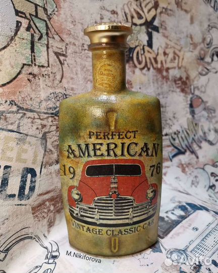 Бутылки интерьерные. Декор