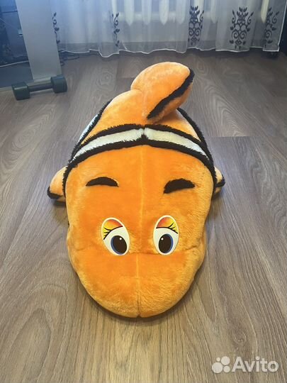 Мягкая игрушка рыба-клоун 85 см длиной