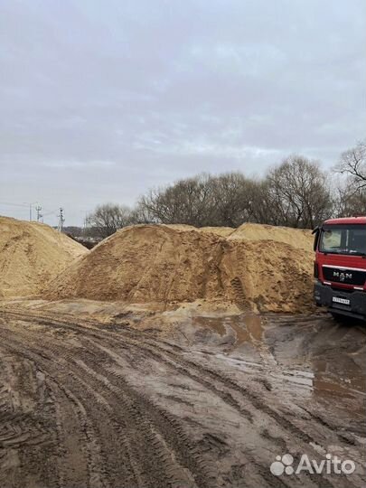 Песок карьерный