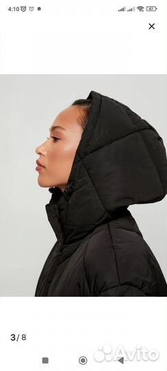 Пуховик женский длинный