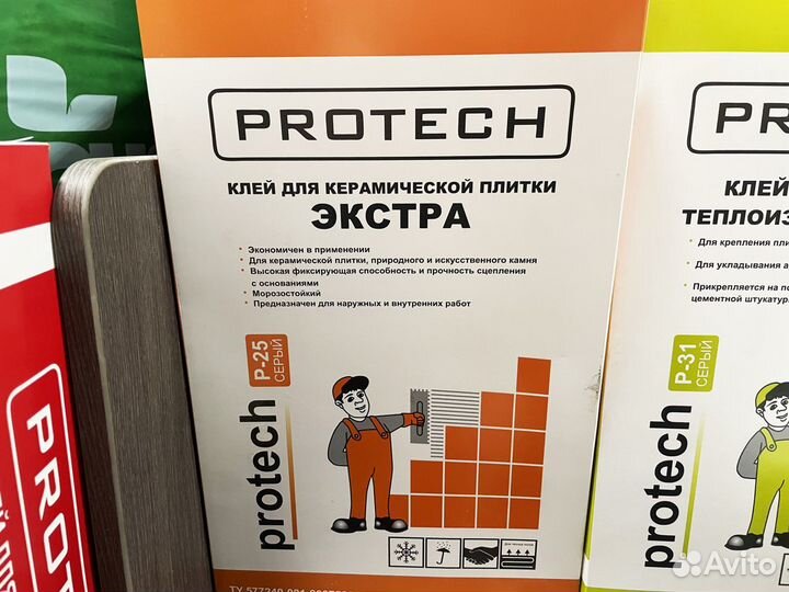 Клей Protech Р-25 для Керамической плитки экстра