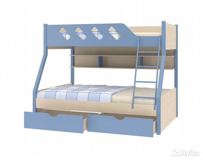 Двухъярусная кровать Дельта 20.02