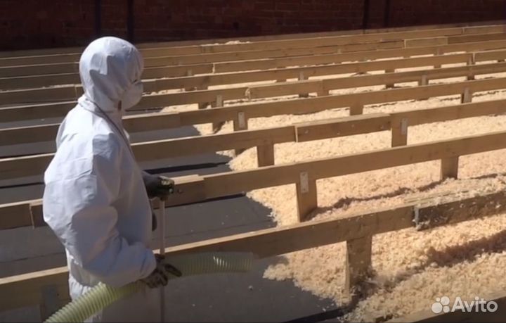 Монтаж утеплителя