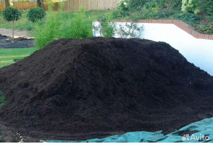 Плодородный грунт чернозем Песок Пгс 40 тонн