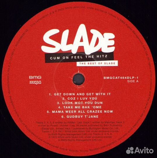 Slade - Cum On Feel The Hitz (BMG 2020) 2LP