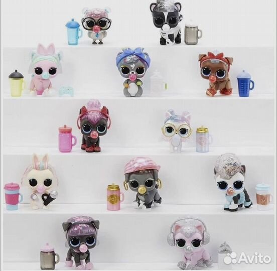 Лол Питомец колор глиттер/ LOL Glitter Pets