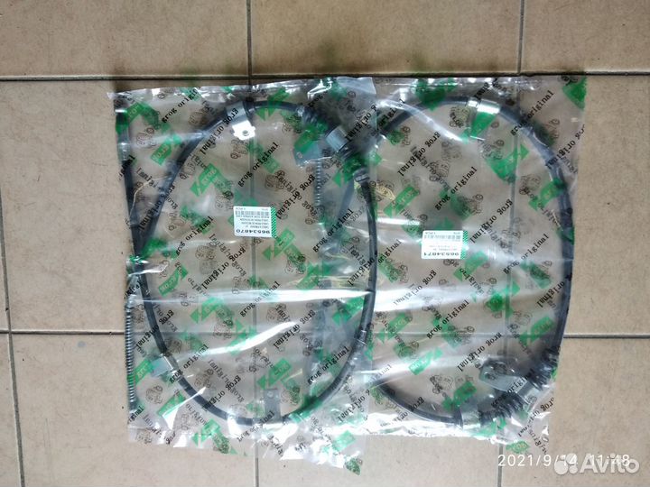 Трос стояночного тормоза Шевроле Авео