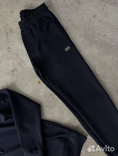 Спортивный костюм Lacoste синий premium мужской