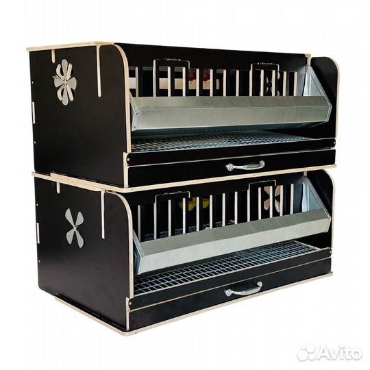 Клетка для перепелов на 40 голов. Удача кп-40-2я-У