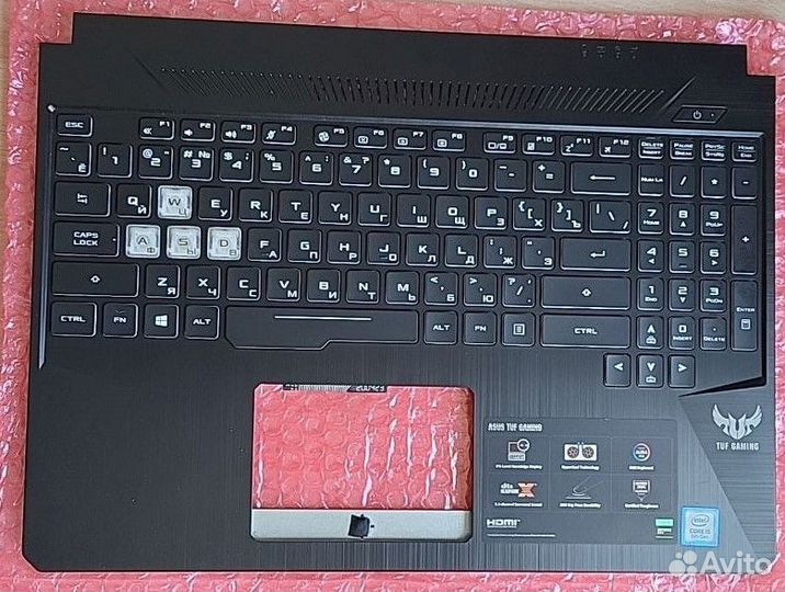 Топкейс Asus FX505 Черный