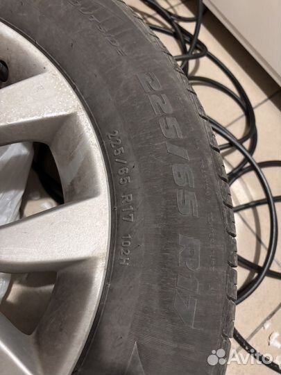 Колеса в сборе на литых дисках r17 летние